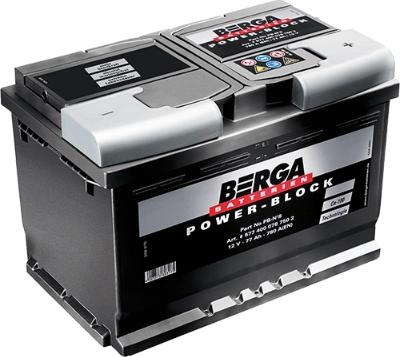 BERGA 6004020837502 - Стартерная аккумуляторная батарея, АКБ autospares.lv