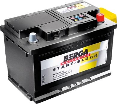 BERGA 5564010487642 - Стартерная аккумуляторная батарея, АКБ autospares.lv