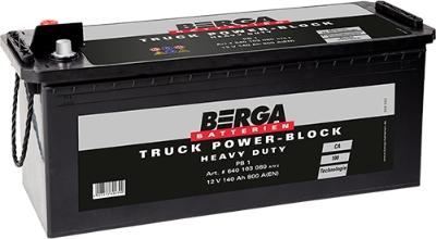 BERGA 640103080A792 - Стартерная аккумуляторная батарея, АКБ autospares.lv