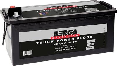 BERGA 670103100A792 - Стартерная аккумуляторная батарея, АКБ autospares.lv