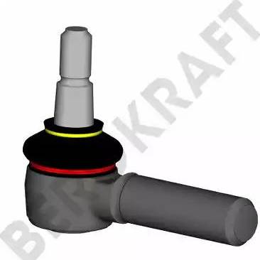 BergKraft BK7500024 - Наконечник рулевой тяги, шарнир autospares.lv