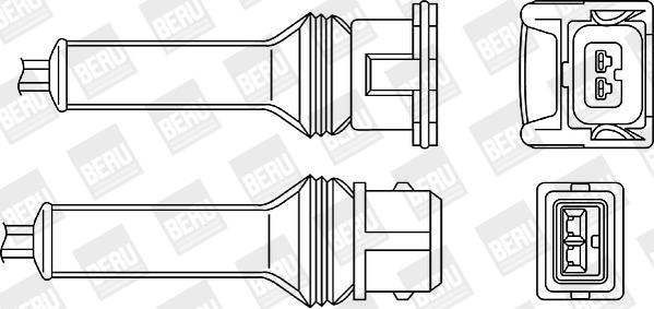 BERU by DRiV OZH035 - Лямбда-зонд, датчик кислорода autospares.lv