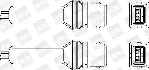BERU by DRiV OZH029 - Лямбда-зонд, датчик кислорода autospares.lv