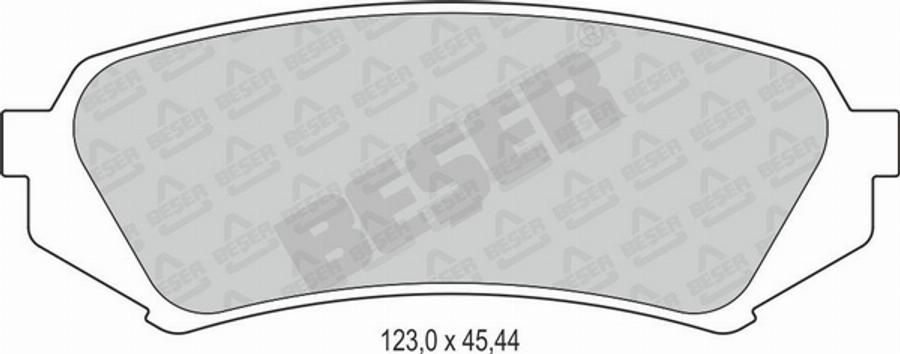 Beser 3830 - Тормозные колодки, дисковые, комплект autospares.lv