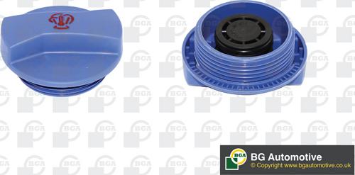 BGA CC3015 - Крышка, резервуар охлаждающей жидкости autospares.lv