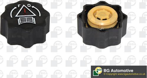 BGA CC3035 - Крышка, резервуар охлаждающей жидкости autospares.lv