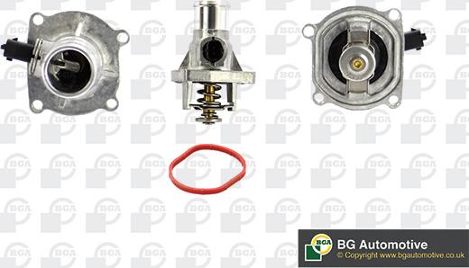 BGA CT9509 - Термостат охлаждающей жидкости / корпус autospares.lv