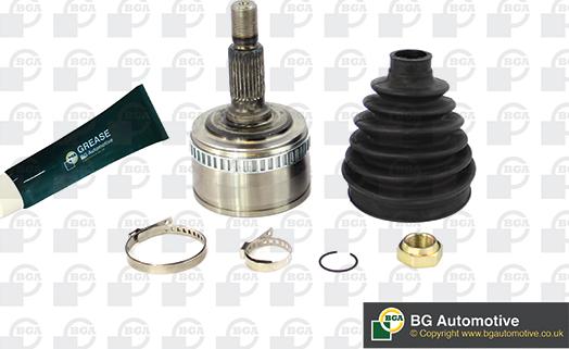 BGA CV9512A - Шарнирный комплект, ШРУС, приводной вал autospares.lv