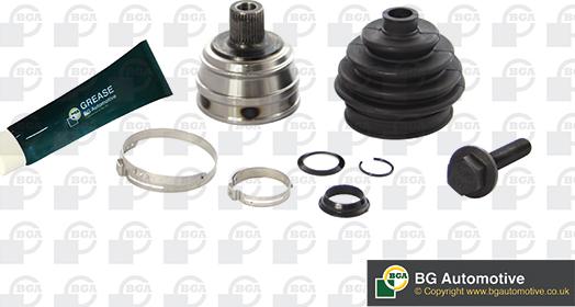 BGA CV0148A - Шарнирный комплект, ШРУС, приводной вал autospares.lv