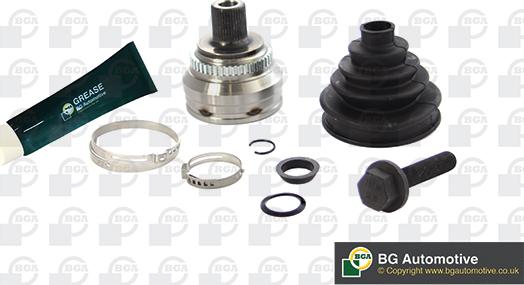 BGA CV0143A - Шарнирный комплект, ШРУС, приводной вал autospares.lv