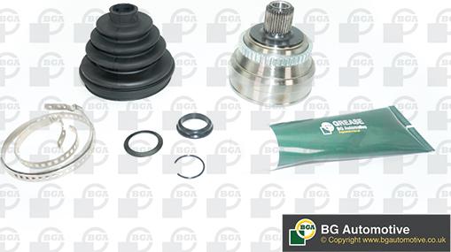 BGA CV0116A - Шарнирный комплект, ШРУС, приводной вал autospares.lv