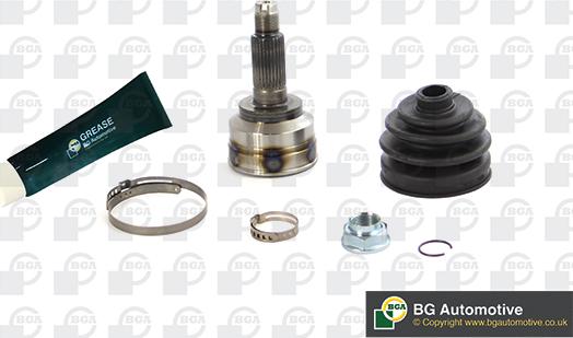 BGA CV3607A - Шарнирный комплект, ШРУС, приводной вал autospares.lv