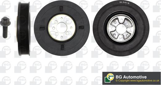 BGA DP0204K - Шкив коленчатого вала autospares.lv