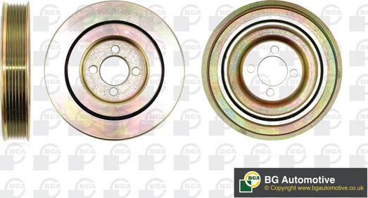 BGA DP1050 - Шкив коленчатого вала autospares.lv