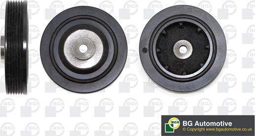 BGA DP8044 - Шкив коленчатого вала autospares.lv