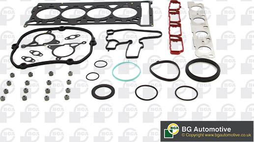 BGA HK9755 - Комплект прокладок, головка цилиндра autospares.lv