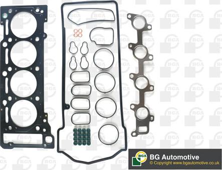 BGA HK3728 - Комплект прокладок, головка цилиндра autospares.lv