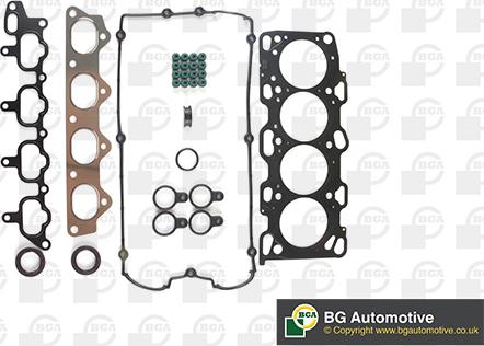 BGA HK7524 - Комплект прокладок, головка цилиндра autospares.lv