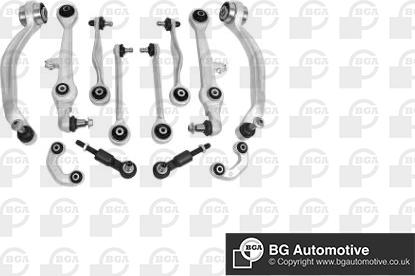 BGA KS0101 - Подвеска колеса, комплект autospares.lv