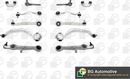 BGA KS0107 - Подвеска колеса, комплект autospares.lv