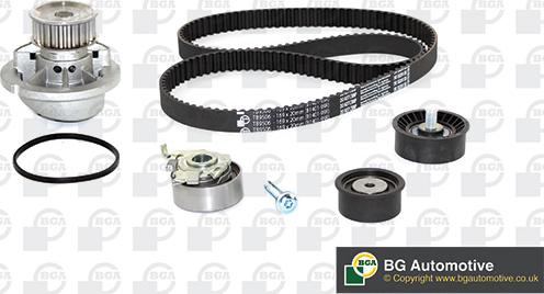 BGA TB9506CPK-2 - Водяной насос + комплект зубчатого ремня ГРМ autospares.lv