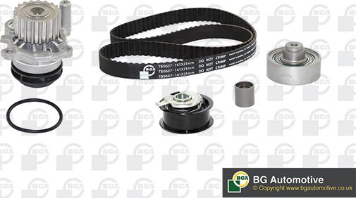 BGA TB9607CPK - Водяной насос + комплект зубчатого ремня ГРМ autospares.lv