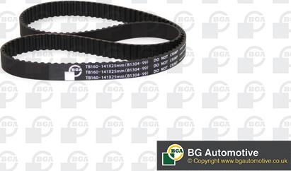 BGA TB0160 - Зубчатый ремень ГРМ autospares.lv