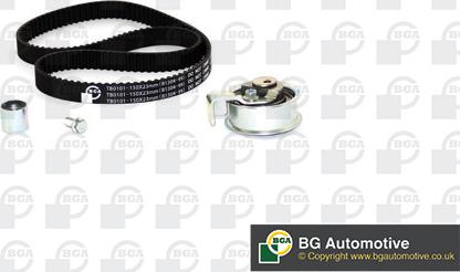 BGA TB0105K - Комплект зубчатого ремня ГРМ autospares.lv