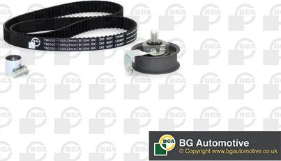 BGA TB0103K - Комплект зубчатого ремня ГРМ autospares.lv