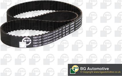 BGA TB0120 - Зубчатый ремень ГРМ autospares.lv