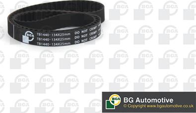 BGA TB1440 - Зубчатый ремень ГРМ autospares.lv