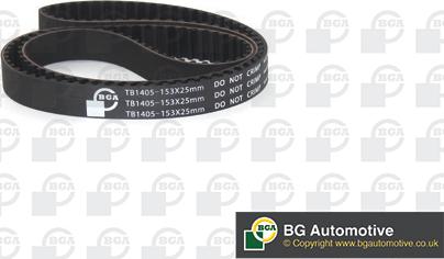 BGA TB1405 - Зубчатый ремень ГРМ autospares.lv