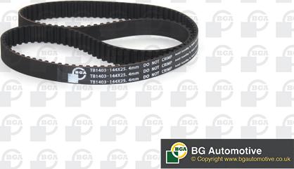 BGA TB1403 - Зубчатый ремень ГРМ autospares.lv