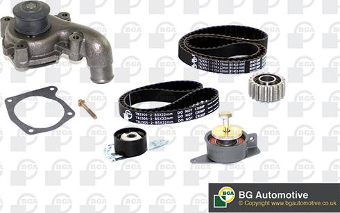 BGA TB2305CPK - Водяной насос + комплект зубчатого ремня ГРМ autospares.lv