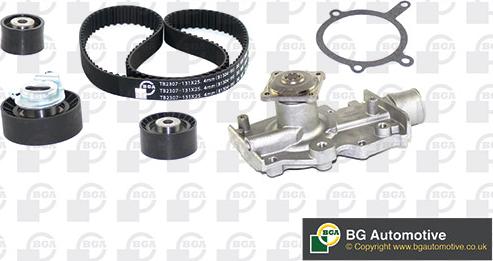 BGA TB2307CPK - Водяной насос + комплект зубчатого ремня ГРМ autospares.lv