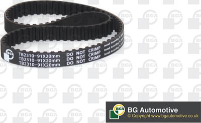 BGA TB2310 - Зубчатый ремень ГРМ autospares.lv