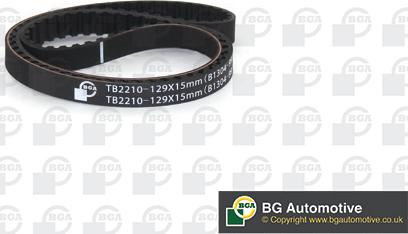 BGA TB2210 - Зубчатый ремень ГРМ autospares.lv