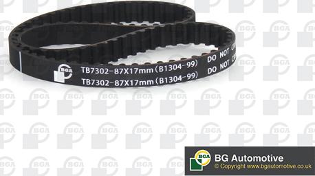 BGA TB7302 - Зубчатый ремень ГРМ autospares.lv