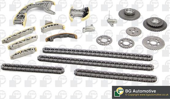 BGA TC0191FK - Комплект цепи привода распредвала autospares.lv