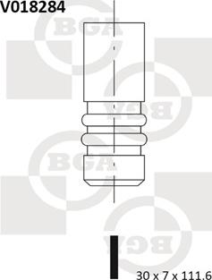 BGA V018284 - Выпускной клапан autospares.lv