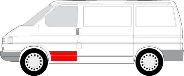 BLIC 6015-00-9558121P - Обшивка двери autospares.lv