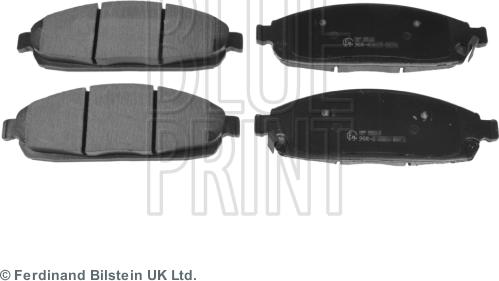 Blue Print ADA104219 - Тормозные колодки, дисковые, комплект autospares.lv