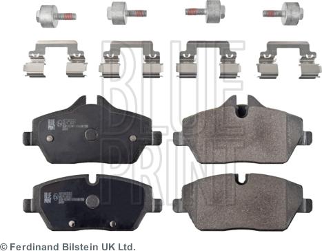 Blue Print ADB114241 - Тормозные колодки, дисковые, комплект autospares.lv