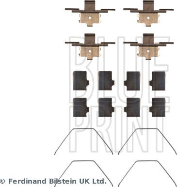 Blue Print ADBP480021 - Комплектующие для колодок дискового тормоза autospares.lv
