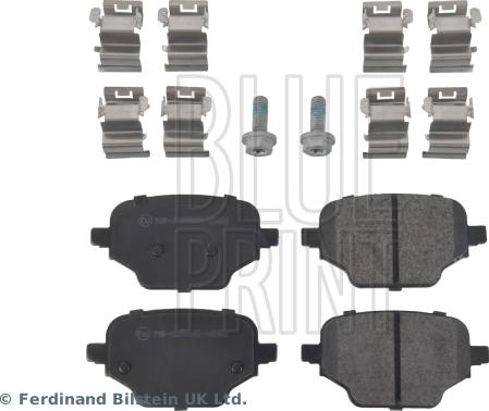 Blue Print ADBP420009 - Тормозные колодки, дисковые, комплект autospares.lv