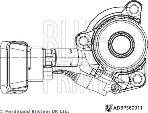 Blue Print ADBP360011 - Центральный выключатель, система сцепления autospares.lv