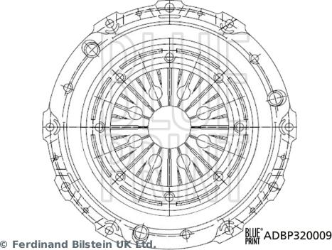 Blue Print ADBP320009 - Нажимной диск сцепления autospares.lv