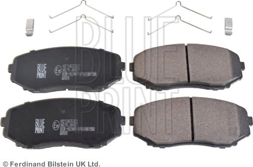 Blue Print ADC44291 - Тормозные колодки, дисковые, комплект autospares.lv