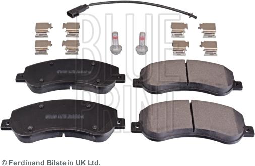 Blue Print ADF124220 - Тормозные колодки, дисковые, комплект autospares.lv