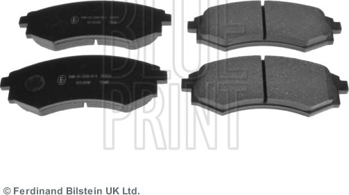 Blue Print ADG042105 - Тормозные колодки, дисковые, комплект autospares.lv